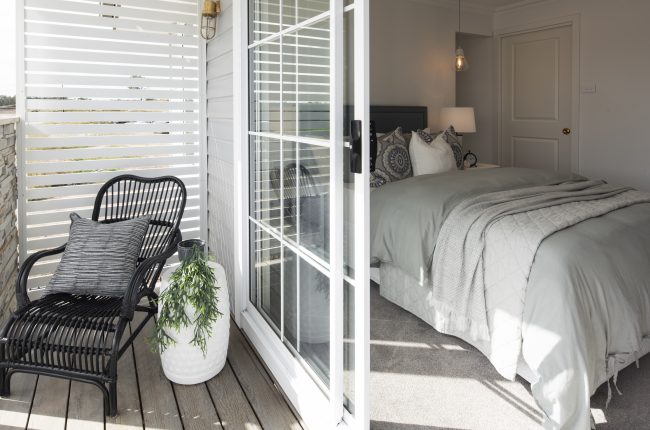 Whitehaven 238 master bedroom with balcony