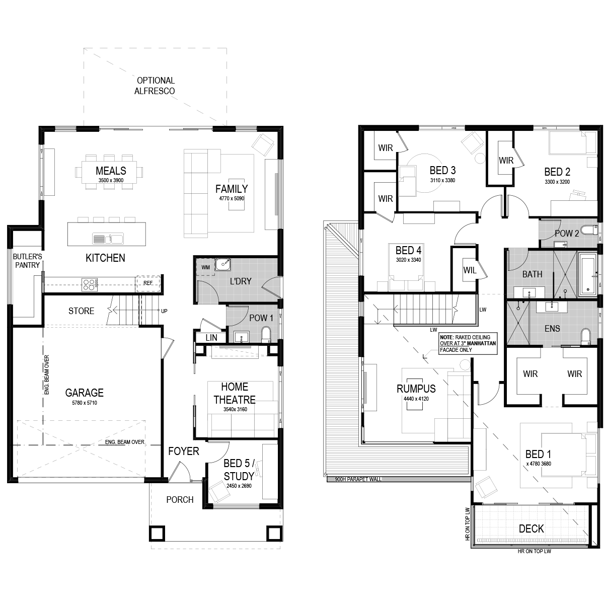 Cayman 287 Home Design | 5 Bed, 2 Storey | Montgomery Homes
