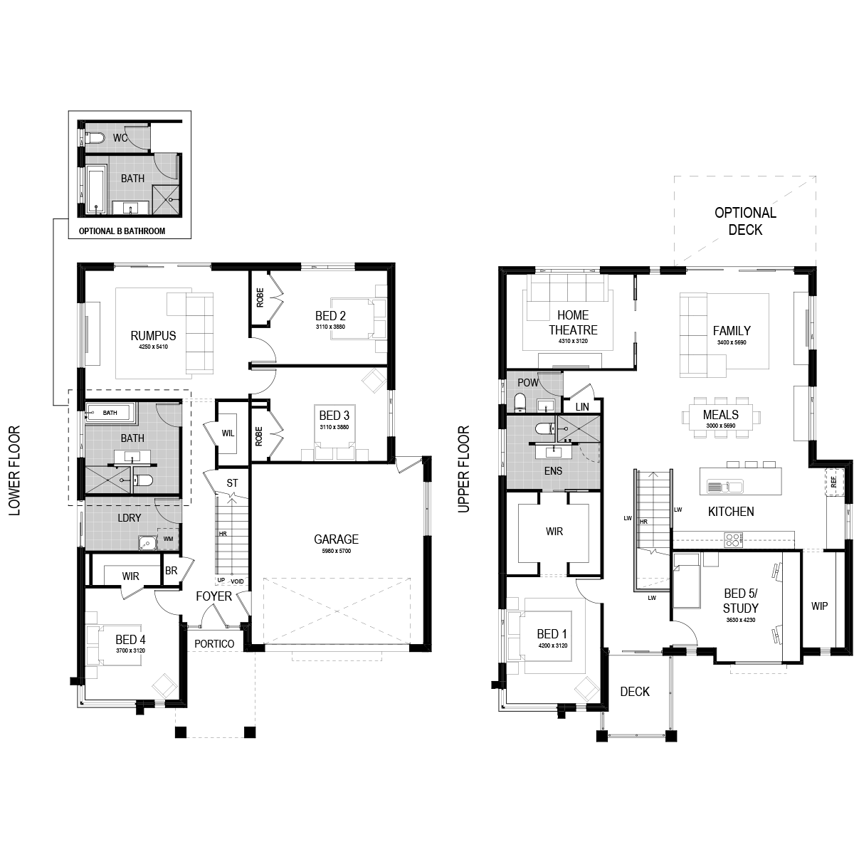 Miami 1 318 Home Design | 2 Storey With Kitchen Upstairs | Montgomery Homes