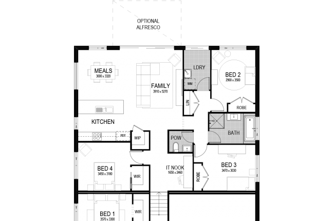 monaco 1 211 floor plan with garage on the right