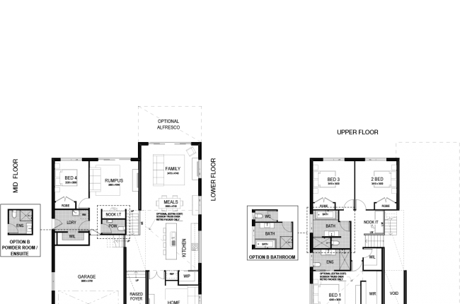 san tropez 273 floor plan with garage on the left