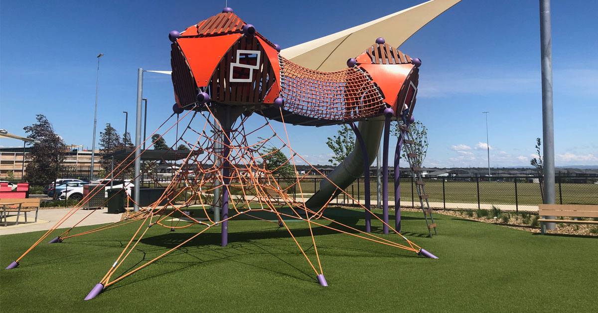 kids playground at elara estate
