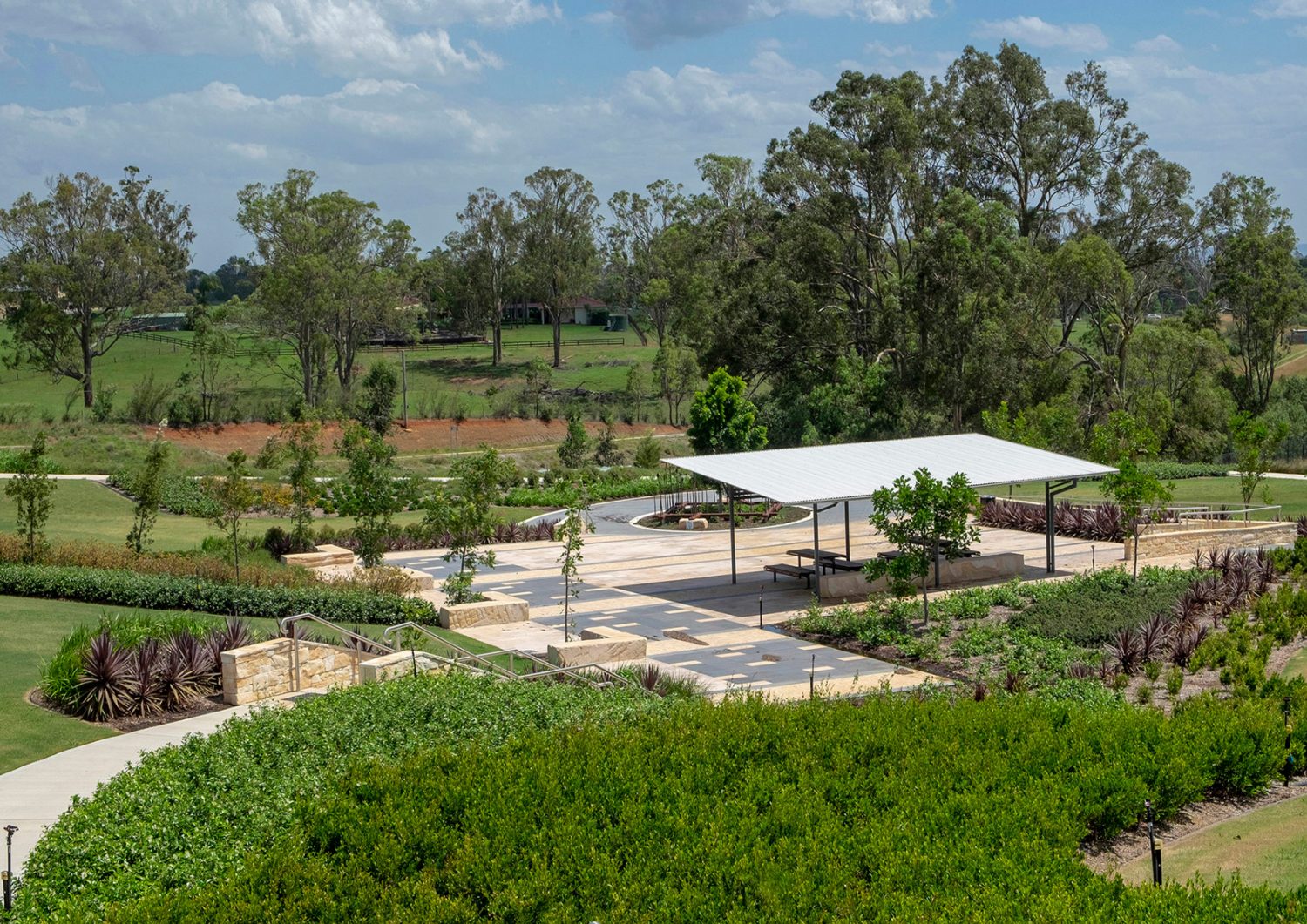 public area at emerald hills estate