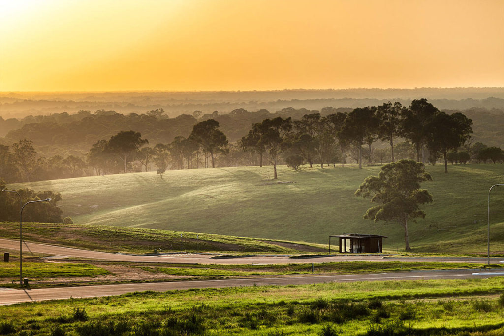 rural area near the acres