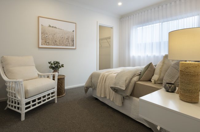 Avalon 2 220 bedroom with cane sitting chair