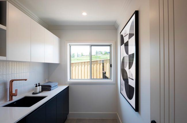 Riviera 1 267 laundry with monochrome wall art