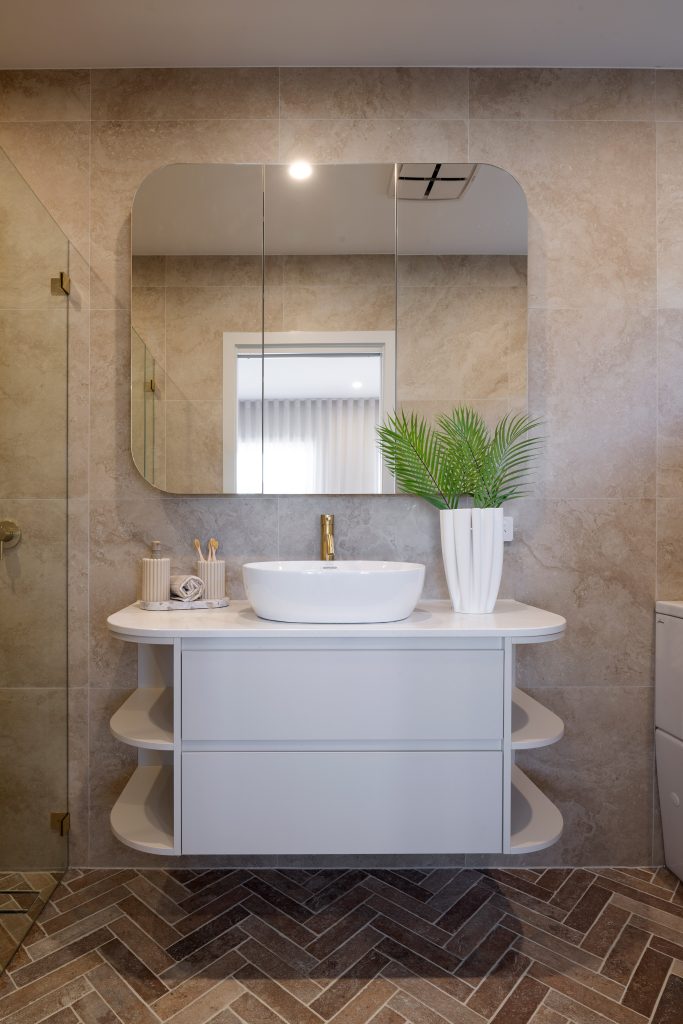 Catalina-display-home-herringbone-tile