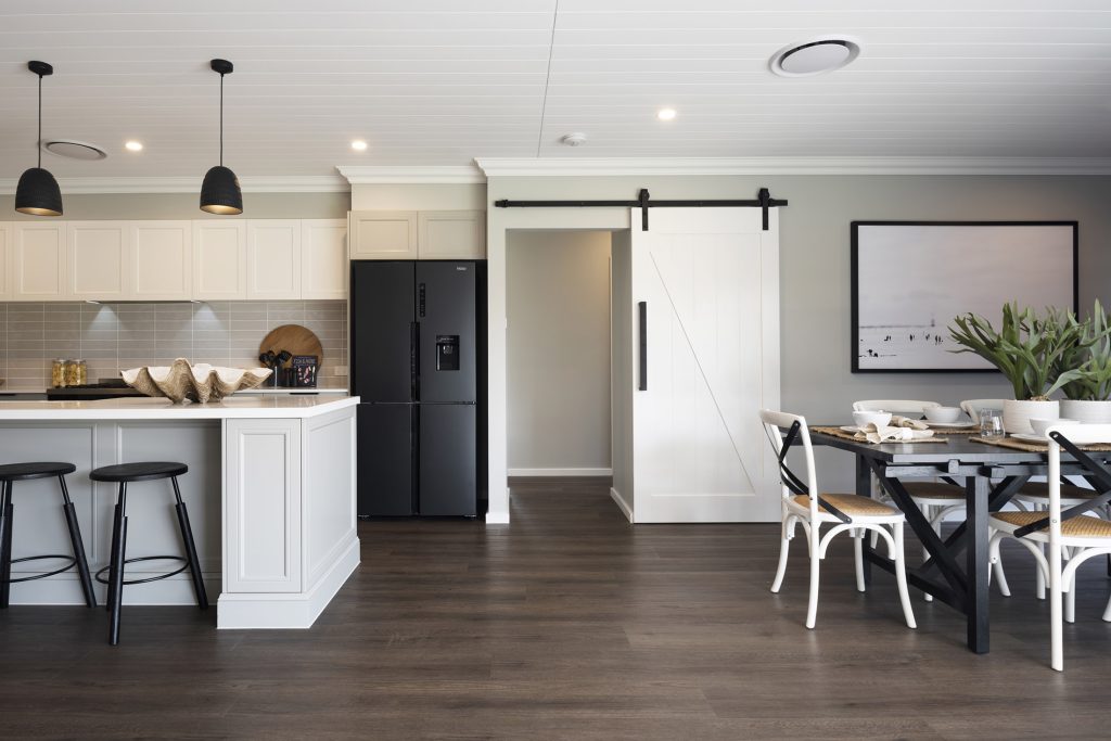 Avoca 210 open plan kitchen