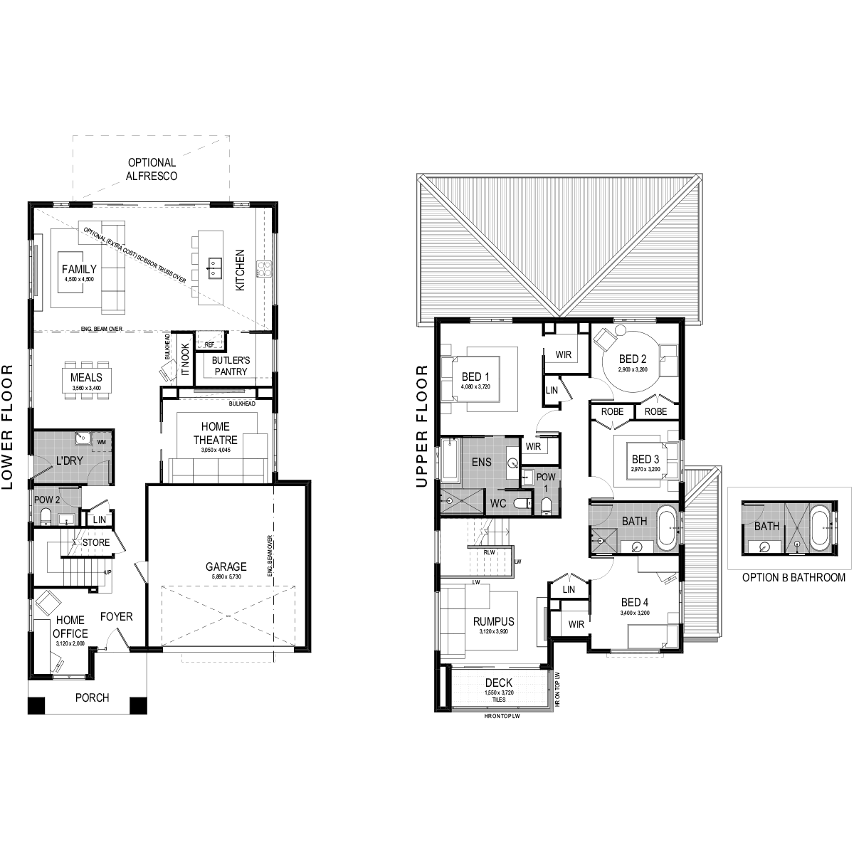 Trinity 323 Home Design | 5 Bed, 2 Storey | Montgomery Homes