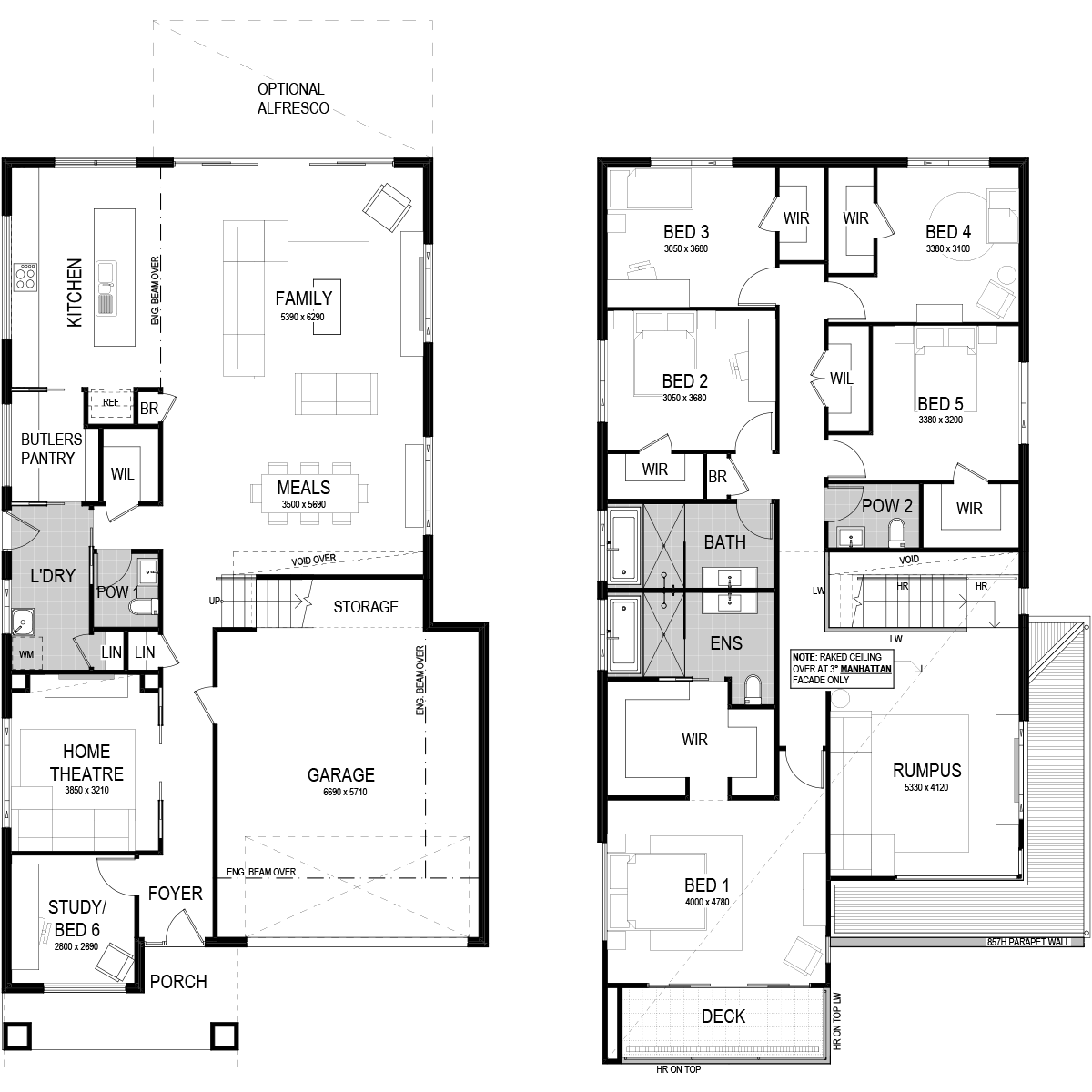 4 Bedroom, 2 Storey House Plans | Montgomery Homes: 25+ Display Homes ...